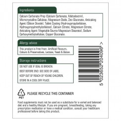 Calcium, Magnesium & Zinc, 90tab